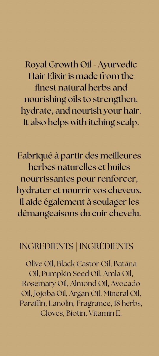 Royal Growth Oil - Ayurvedic Hair Elixir