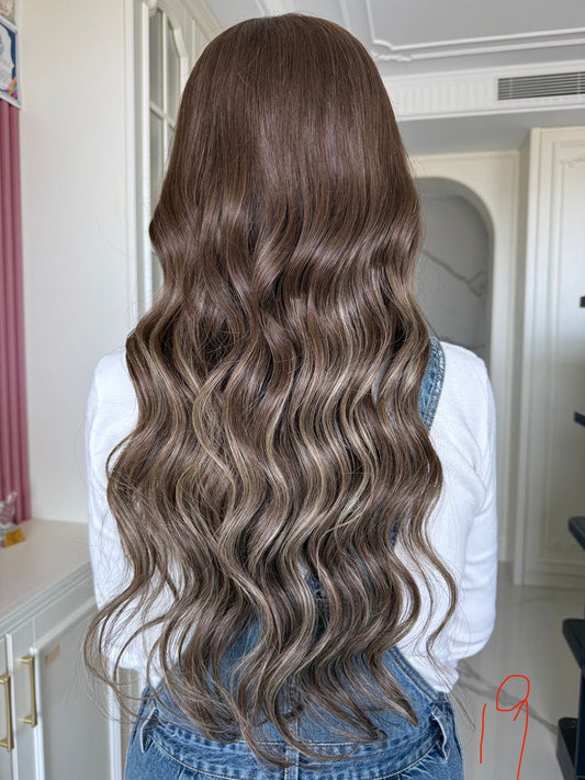 The Smoky Praline — 26" 13×6 Lace Wig