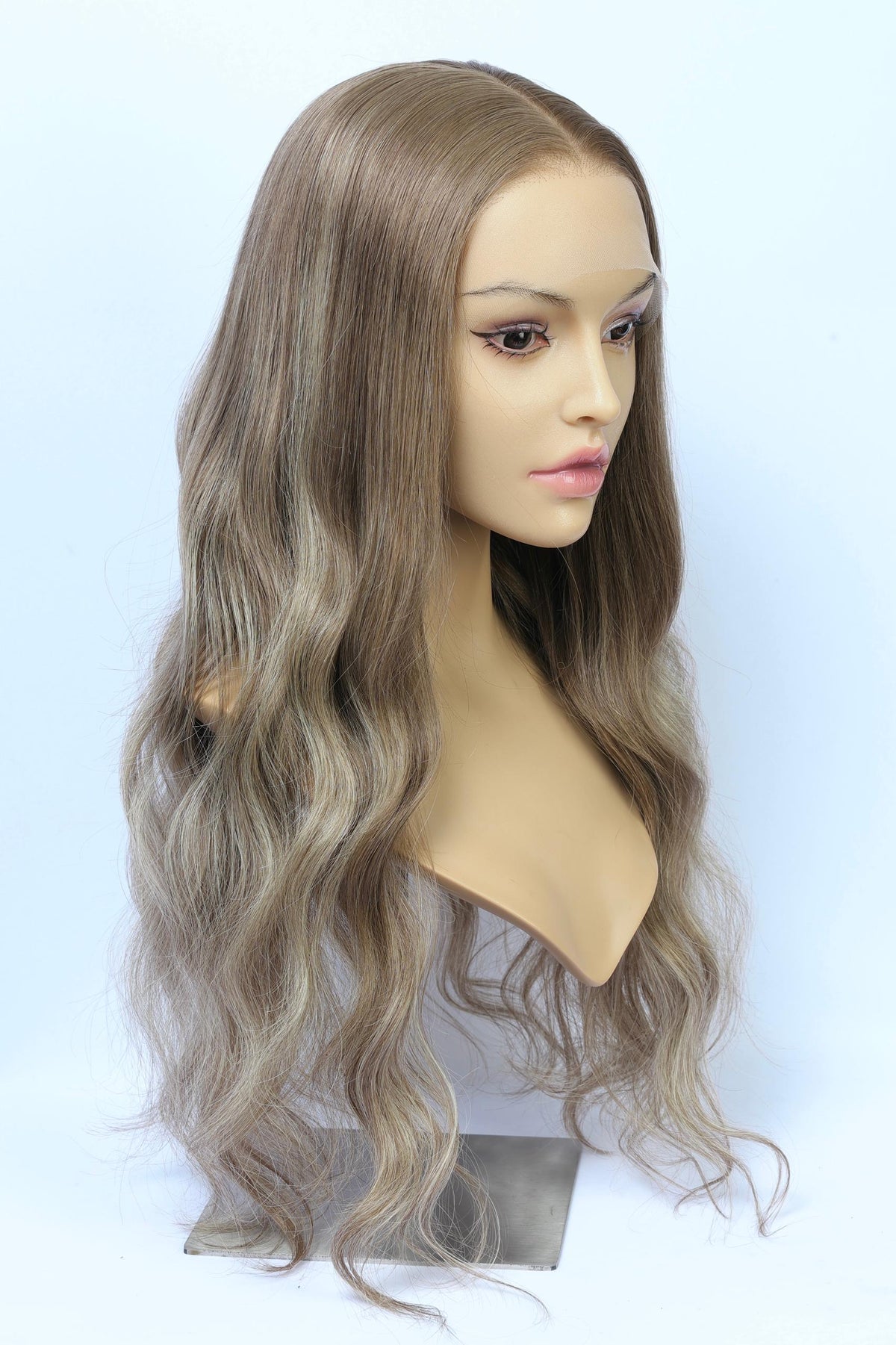 The Cashmere Taupe — 26" 13×6 Lace Wig