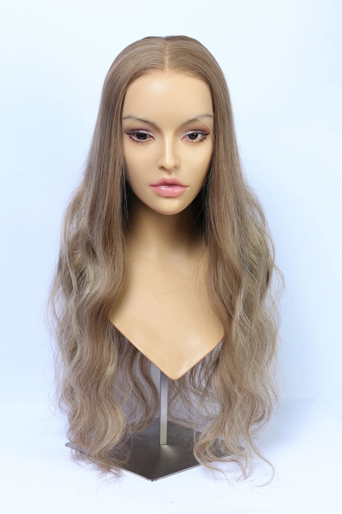 The Cashmere Taupe — 26" 13×6 Lace Wig
