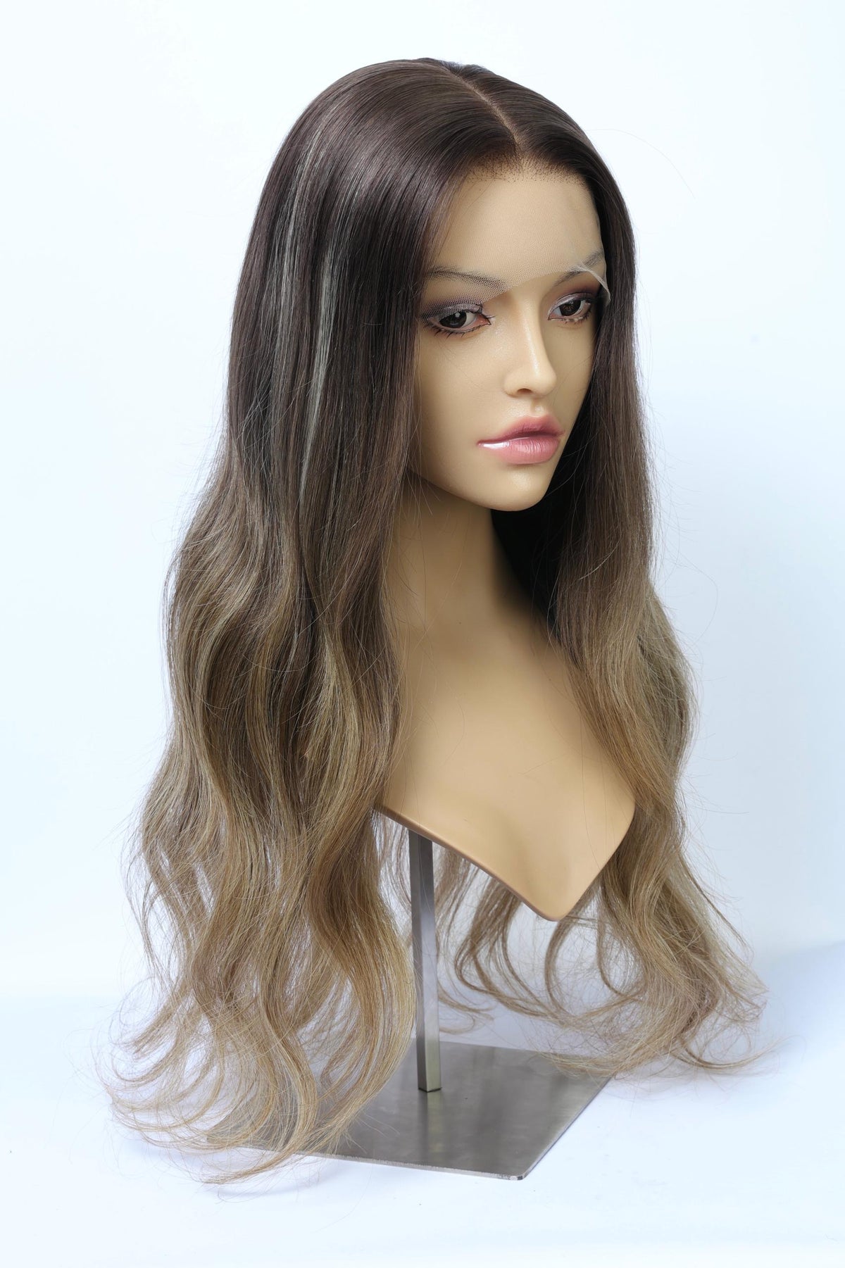 The Smoky Bronde — 26" 13×6 Lace Wig