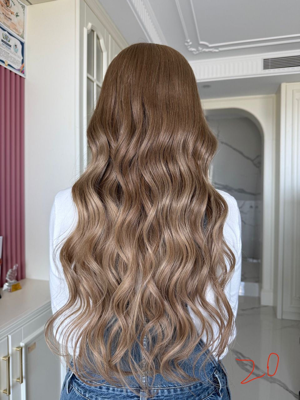 The Milk Tea — 26" 13×6 Lace Wig