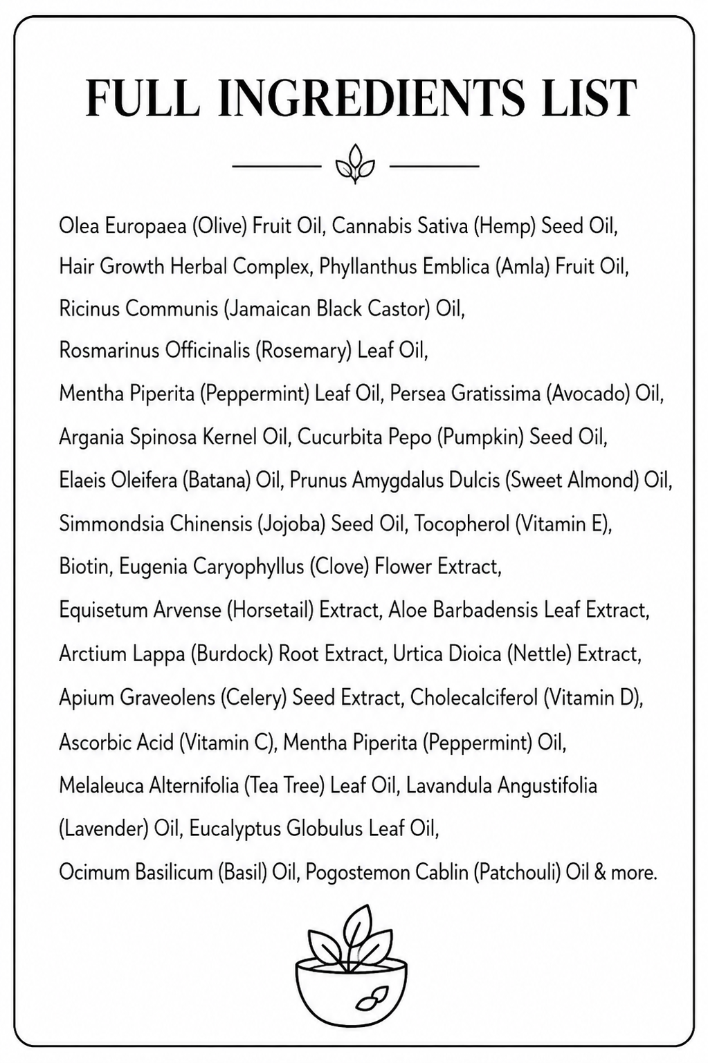 Royal Growth Oil - Ayurvedic Hair Elixir