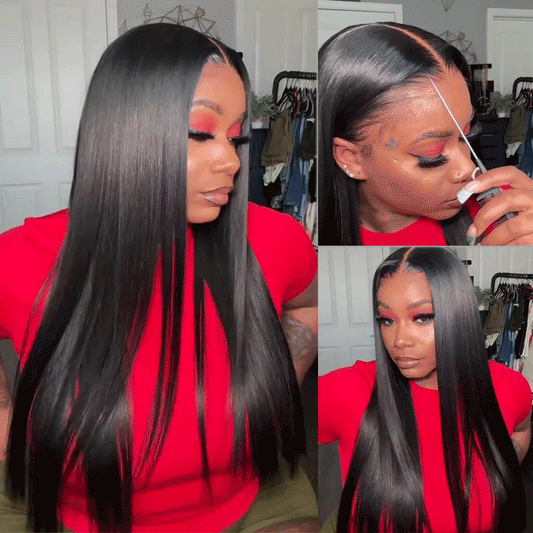 13 x 6 STRAIGHT HD Virgin Frontal Wig | 200 % density