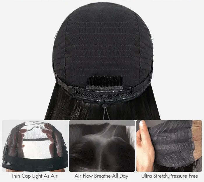 HD 5 x 5 Virgin Closure Wigs | 200 % Density - Glueless