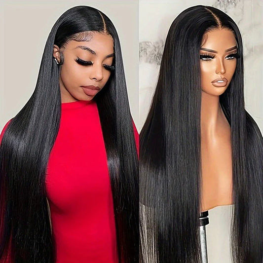 13 x 6 STRAIGHT HD Virgin Frontal Wig | 200 % density