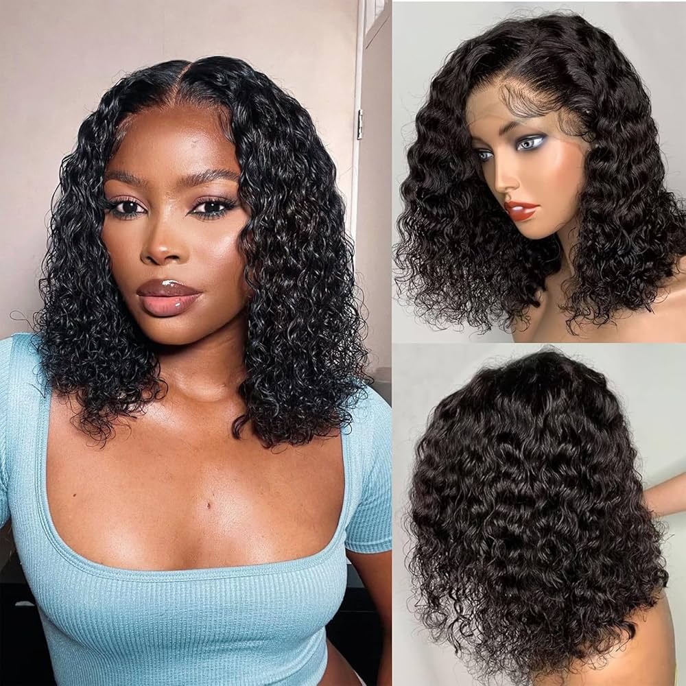 13 x 6 Natural Color Deep Curly HD Virgin Wig | 200 % density