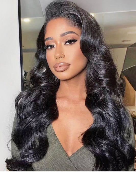 13 x 4 BODY WAVE HD Virgin Frontal Wig | 200 % density