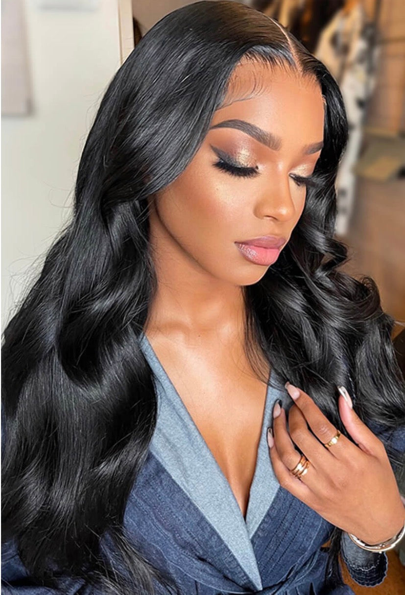 13 x 4 Natural Color Body Wave HD Virgin Wig | 200 % density