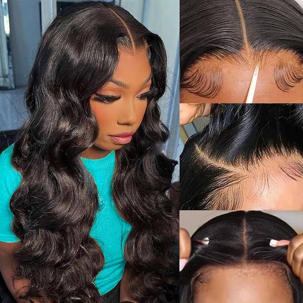 5 x 5 BODY WAVE HD Virgin Closure Wig | 200 % Density - Glueless