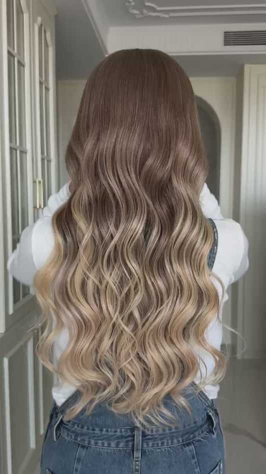 The Iced Latte — 26" 13×6 Lace Wig